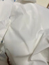百圖betu女裝2025夏季新款襯衫法式插肩泡泡袖七分袖襯衫女2503D14 白色 XS 曬單實(shí)拍圖