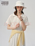 Teenie Weenie小熊女裝白色連衣裙2025夏季新款優(yōu)雅清新通勤氣質(zhì)襯衫裙 白色 L 曬單實(shí)拍圖