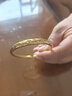 越南沙金貴妃鐲女民族風鍍金龍鳳手鐲經(jīng)典滿天星繁花古法開口鐲子 精品繁花貴妃鐲開口重約24g 曬單實拍圖
