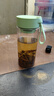 蘇泊爾（SUPOR） 塑料杯隨行BB杯馬克杯男女運動學(xué)生大容量便攜帶拎繩茶杯子 510mL-抹茶綠 曬單實拍圖
