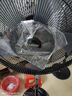 格力（GREE）電風(fēng)扇家用大風(fēng)量五葉立式落地扇 客廳宿舍定時(shí)轉(zhuǎn)頁(yè)扇搖頭循環(huán)對(duì)流換氣扇可升降機(jī)械電扇 FD-4012-WG 黑色 曬單實(shí)拍圖
