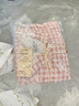 無印良品（MUJI）[自營限定款]無側縫 雙層紗織睡衣 淺粉紅色格紋  L  曬單實拍圖
