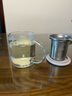 北鼎（Buydeem）茶水分離玻璃杯 辦公泡茶器具過濾杯 高硼硅泡茶杯 CD1001灰羽色 曬單實拍圖