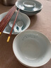 富玉陶瓷景德鎮(zhèn)青瓷玲瓏餐具整套碗盤家用套裝輕奢風(fēng)高檔喬遷之喜搬家禮物 曬單實拍圖
