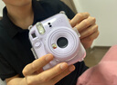 富士（FUJIFILM）立拍立得mini12 mini11/7/9升級款 相紙一次成像相機(jī)拍照生日禮物 Mini12 鳶尾紫（現(xiàn)貨） 官方標(biāo)配+Ins風(fēng)相框+相冊+水晶殼 曬單實(shí)拍圖