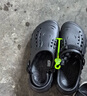 卡駱馳（crocs）波波Clog男女一腳蹬沙灘鞋CR207937-001 黑色 41（41-42） 曬單實(shí)拍圖