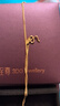 金至尊（3D-GOLD)長十字鏈足金999項鏈素鏈金鏈子頸鏈黃金項鏈七夕禮物計價 金重2.66克多退少補（配珠寶禮盒） 曬單實拍圖