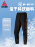 匹克運(yùn)動(dòng)褲男夏季速干透氣跑步戶外褲子黑色百搭直筒休閑長(zhǎng)褲DF352051 曬單實(shí)拍圖