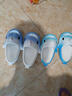 LATE TIME漸變小鯊魚(yú)寶寶涼拖鞋兒童踩屎感男童洗澡防滑家居拖鞋女童夏季 藍白 22 cm內長(cháng)【220】適合34-35碼腳穿 曬單實(shí)拍圖