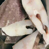 漁吻深海鰈魚身大號碟魚頭格陵蘭深海魚比目魚冷凍鴉片魚去頭去尾碟魚 鰈魚身切段 2.5kg 凈重 曬單實拍圖