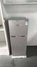 新飛（Frestec）118升雙門(mén)兩門(mén)家用小型電冰箱迷你宿舍租房二門(mén)冰箱節(jié)能環(huán)保（鈦空銀）BCD-118L2D 曬單實(shí)拍圖