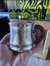 Pritea純銀999茶杯帶蓋足銀水杯大茶缸泡茶咖啡杯辦公室杯子 亮面茶缸杯313克 400ml+檢測(cè)證書 曬單實(shí)拍圖