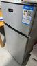 愛妻小冰箱迷你小型家用冷藏冷凍兩用宿舍出租房用雙門辦公室電冰箱節(jié)能省電 【一級能效】88L銀色【三天約一度電】 曬單實拍圖