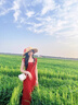 西兒法式氣質(zhì)甜美木耳邊方領(lǐng)波點(diǎn)連衣裙女夏季2025新款海邊度假長(zhǎng)裙 紅色波點(diǎn) L 曬單實(shí)拍圖