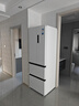 美的（Midea）418法式多門四開門電冰箱超薄平嵌小戶型家用冰箱一級能效國家補(bǔ)貼20%大容量無霜MR-418WFPE白色 曬單實(shí)拍圖