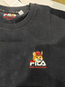 FILA易烊千璽同款斐樂(lè )情侶多彩T恤女夏季新款小狐貍上衣男短袖 傳奇藍-NV M M 170/92A 曬單實(shí)拍圖
