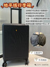 瑞士軍士刀行李箱登機牛津布18英寸帆布商務(wù)小型飛機拉桿箱免托運 前開蓋電腦隔層拉鏈萬向輪剎車輪 18英寸 免托運可登機2-3天出行 曬單實拍圖
