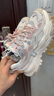FILA FUSION 斐樂女鞋新款硬糖厚底休閑老爹鞋貓爪掛件運(yùn)動(dòng)鞋女 奶白/薄霧灰-GC 36 曬單實(shí)拍圖