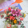 【混搭組合鮮花】花店同款康乃馨玫瑰百合配花基地直發(fā)七夕節(jié)禮物 玫瑰10枝百合9朵多頭玫3枝桔梗200g草1束 曬單實(shí)拍圖