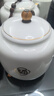 金鑲玉 羊脂玉瓷茶葉罐 白瓷陶瓷國風大號收納存儲罐功夫茶具配件禮盒裝 送福羊脂玉瓷茶葉罐 曬單實拍圖