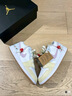 耐克（NIKE）女鞋Jordan官方喬丹AJ1大童植物刺繡圖案運(yùn)動(dòng)鞋新款男女童籃球鞋 IB8861-151 36 曬單實(shí)拍圖
