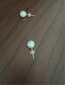 京潤(rùn)珍珠耳飾宛靈925銀海水珍珠耳釘8.5-9mm基礎(chǔ)款耳釘自戴生日送禮 曬單實(shí)拍圖