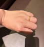 周大福碎碎冰冰黃金戒指女求婚戒指(工費(fèi):220計(jì)價(jià))EOF1216七夕節(jié) 10號 足金 約2.15g 曬單實(shí)拍圖