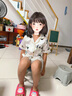 G.DUCKKIDS小黃鴨女童睡衣薄款夏季舒適兒童家居服中大童冰絲熊貓短袖兩件套 杏色 160 建議150-160cm12-13歲cm 曬單實(shí)拍圖