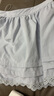 VEGA CHANG時尚套裝女2025新款夏季通勤小個子休閑系帶V領刺繡小衫套裝 baby藍（下裝） M 曬單實拍圖