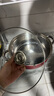 Debo德鉑湯鍋不銹鋼燉煮火鍋燃氣電磁爐通用26cm 曬單實拍圖