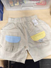 巴拉巴拉男童褲子嬰兒短褲休閑褲夏裝寬松潮 淺卡其50364 90 cm 曬單實(shí)拍圖