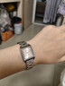 卡西歐（CASIO）手表女小方塊ins網(wǎng)紅復(fù)古學(xué)生考試時(shí)尚百搭簡(jiǎn)約指針石英女表禮物 LTP-V007D-4E 粉盤鋼帶 曬單實(shí)拍圖