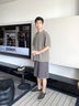 忠爾康2025新款夏季男士休閑鞋透氣鏤空軟底板鞋百搭輕便中年爸爸皮鞋男 灰色 夏季鏤空款 40 曬單實(shí)拍圖