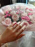 DR求婚鉆戒鉑金JUSTYOU恒星定制六芒星鉆結(jié)婚戒指女禮物WJ0171 TOP*圓鉆18分F色VS1-少量現(xiàn)貨 曬單實拍圖