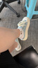 Dickies一腳蹬情侶帆布鞋女士休閑鞋平底鞋子懶人半拖鞋 水洗藍 38  曬單實拍圖