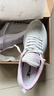特步夏季女鞋薄款透氣夏天運動(dòng)鞋女士休閑跑步鞋輕便厚底軟底網(wǎng)面鞋女 淺灰 39 曬單實(shí)拍圖