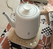 鳴盞【國家補(bǔ)貼】燒水壺泡茶 電熱水壺功夫茶壺電茶爐 茶藝師專用電茶壺智能恒溫電熱水壺MZ152A白色 曬單實拍圖