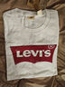 Levi's李維斯情侶美式寬松印花時尚簡約舒適潮流純棉圓領短袖T恤 白色 002A0-0000 M 曬單實拍圖