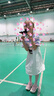 丹鳥(niǎo)王庫(kù)洛米連衣裙女童洋氣裙子女孩新款短袖夏裝兒童假兩件公主裙可愛(ài) 庫(kù)洛米紫色連衣裙+頭飾+公仔 130 碼 曬單實(shí)拍圖
