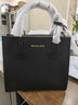 邁克.科爾斯（MICHAEL KORS）女神節(jié)禮物mk女包 Mercer中號(hào)風(fēng)琴包手提單肩包 黑色35S1GM9M2L 曬單實(shí)拍圖