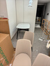 京東京造家居京巖餐桌 家用巖板飯桌小戶型可伸縮餐桌椅子組合 1.3m1桌4椅 曬單實(shí)拍圖
