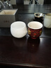 金鑲玉功夫茶具主人杯大號羊脂玉白陶瓷個人專屬送禮品盒高檔盛世祥龍杯 曬單實拍圖