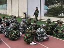 嬰佳福迷彩服套裝初高中大學(xué)生夏季海迷軍訓(xùn)服全套男t恤短袖學(xué)校訓(xùn)練服 灰迷【斜紋外套+長褲+帽+腰帶】 170 （適合110-120斤） 曬單實(shí)拍圖