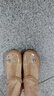 【crocs制造商】大牌同廠奢華女士珠光瑪麗珍涼拖鞋防滑洞洞鞋 流光金 38 曬單實(shí)拍圖