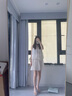 妙奕嘉白色掛脖連衣裙女裙子夏季2025新款小個(gè)子顯瘦法式氣質(zhì)連夏天純欲 白色掛脖甜美初戀感連衣裙 L 【建議95-105斤】 曬單實(shí)拍圖