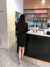 伊婭莎職業(yè)套裝男女氣質(zhì)西裝外套酒店前臺收銀經(jīng)理馬甲套裝服務(wù)員工作服 (女)黑色外套+半裙 L 曬單實(shí)拍圖