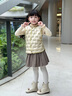 高梵兒童羽絨服黑金5.0鵝絨服男女童寶寶保暖輕薄羽絨馬甲可收納內膽 YT乳酪白 120 (充絨量26g) 曬單實拍圖