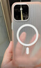 猩球衛(wèi)士高級(jí)感防指紋適用Apple/蘋(píng)果iPhone16Pro磁吸光柵瓦楞手機(jī)殼超薄行李箱條紋保護(hù)套磨砂透明外殼白 曬單實(shí)拍圖