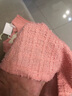 H&M童裝女童裙子2025夏季新款圓領(lǐng)貼花小香風(fēng)無袖A字公主裙1286166 粉色 130 130/64 (6-8Y) 曬單實(shí)拍圖
