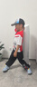 ULTRAMAN奧特曼男童短袖夏季薄款透氣兒童T恤外穿汗衫AHM96154藍(lán)色 130 曬單實(shí)拍圖
